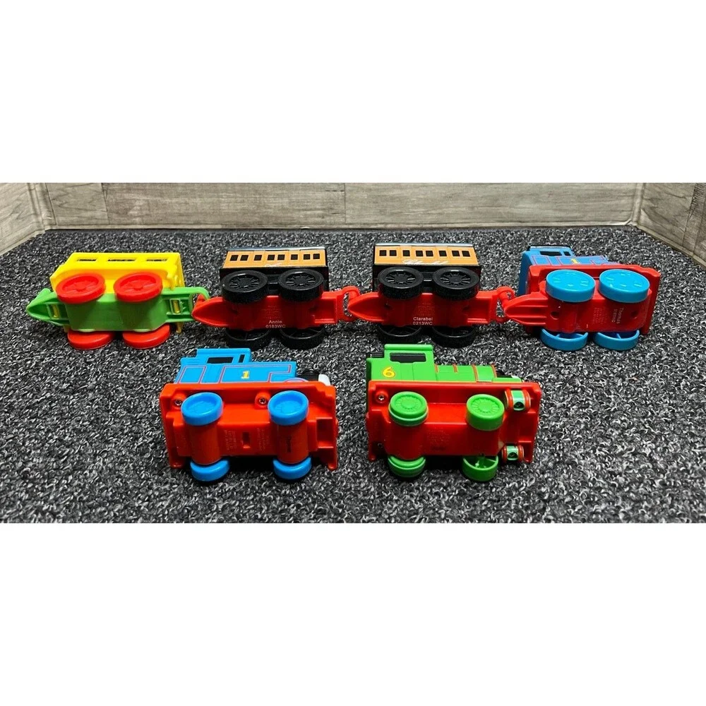 Thomas & Friends 6 Piece Lot w/ Annie & Clarabel Coach Cars